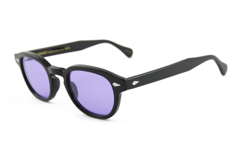 Moscot Lemtosh black con lenti viola
